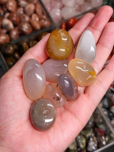  Tumbled Agate (gr) Viên đá Mã Não 