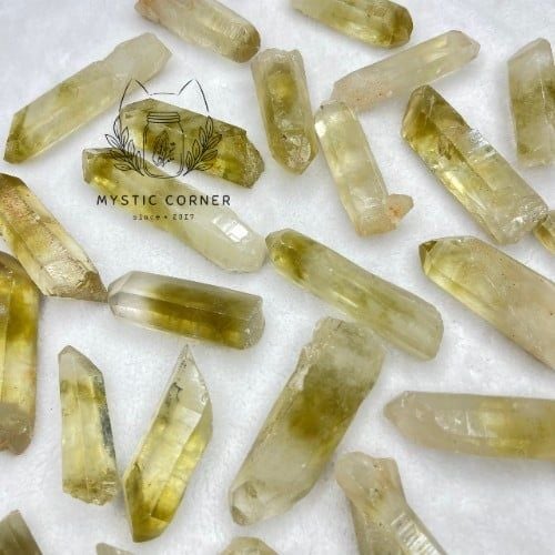  Tinh thể Citrine Quartz (gr) Tinh thể đá Thạch anh Vàng 