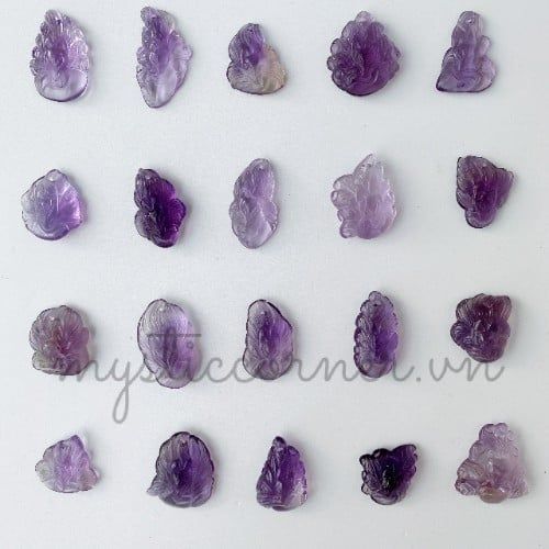  Mặt Cửu Vĩ Hồ Thạch Anh Tím Amethyst High Quality (Hồ Ly) 