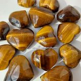  Tiger's Eye Heart (gr) Tim Đá Mắt Hổ 