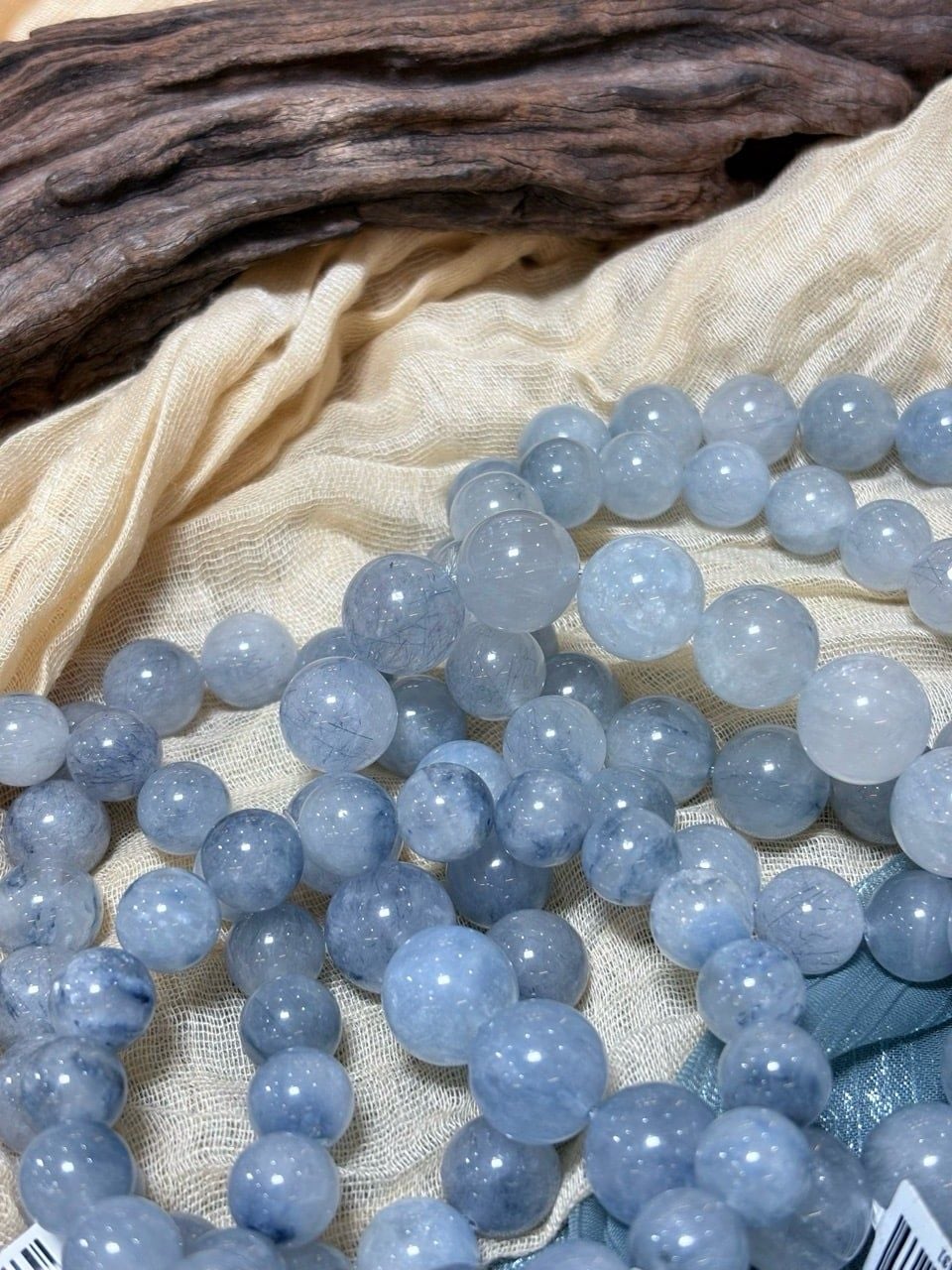  Vòng tay Thạch anh Tóc Xanh Dương - Dumortierite 