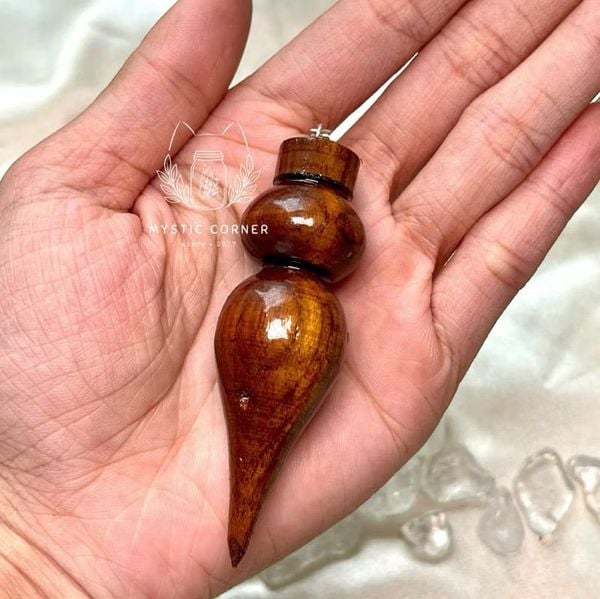  Con lắc cảm xạ bằng gỗ Rosewood Ấn Độ 