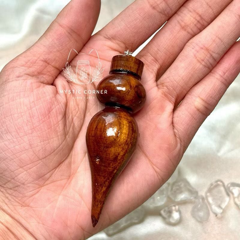  Con lắc cảm xạ bằng gỗ Rosewood Ấn Độ 