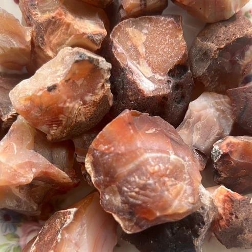  Thô Carnelian Agate 