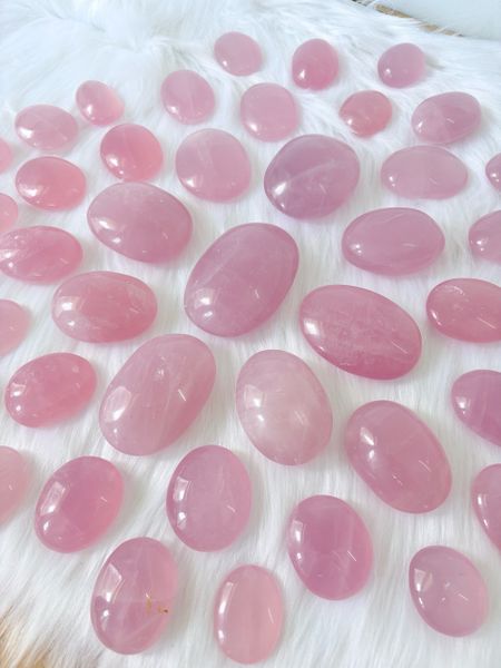  Palm Rose Quartz - Palm đá thạch anh hồng 