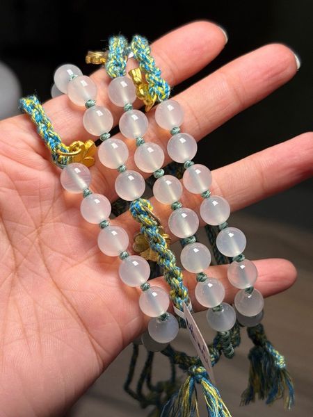  Vòng Mã Não Macrame Hạt Tròn Cổ Trang 