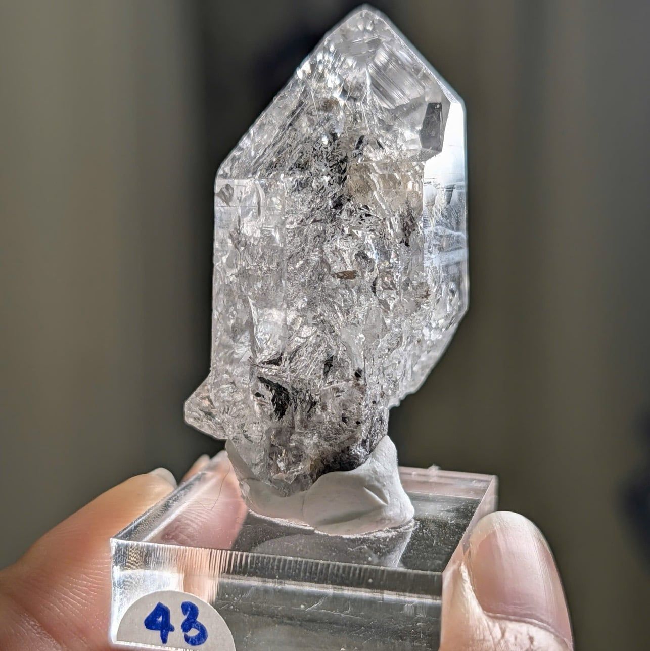  Tinh thể Carbon | Skelaton | Window Clay Quartz 