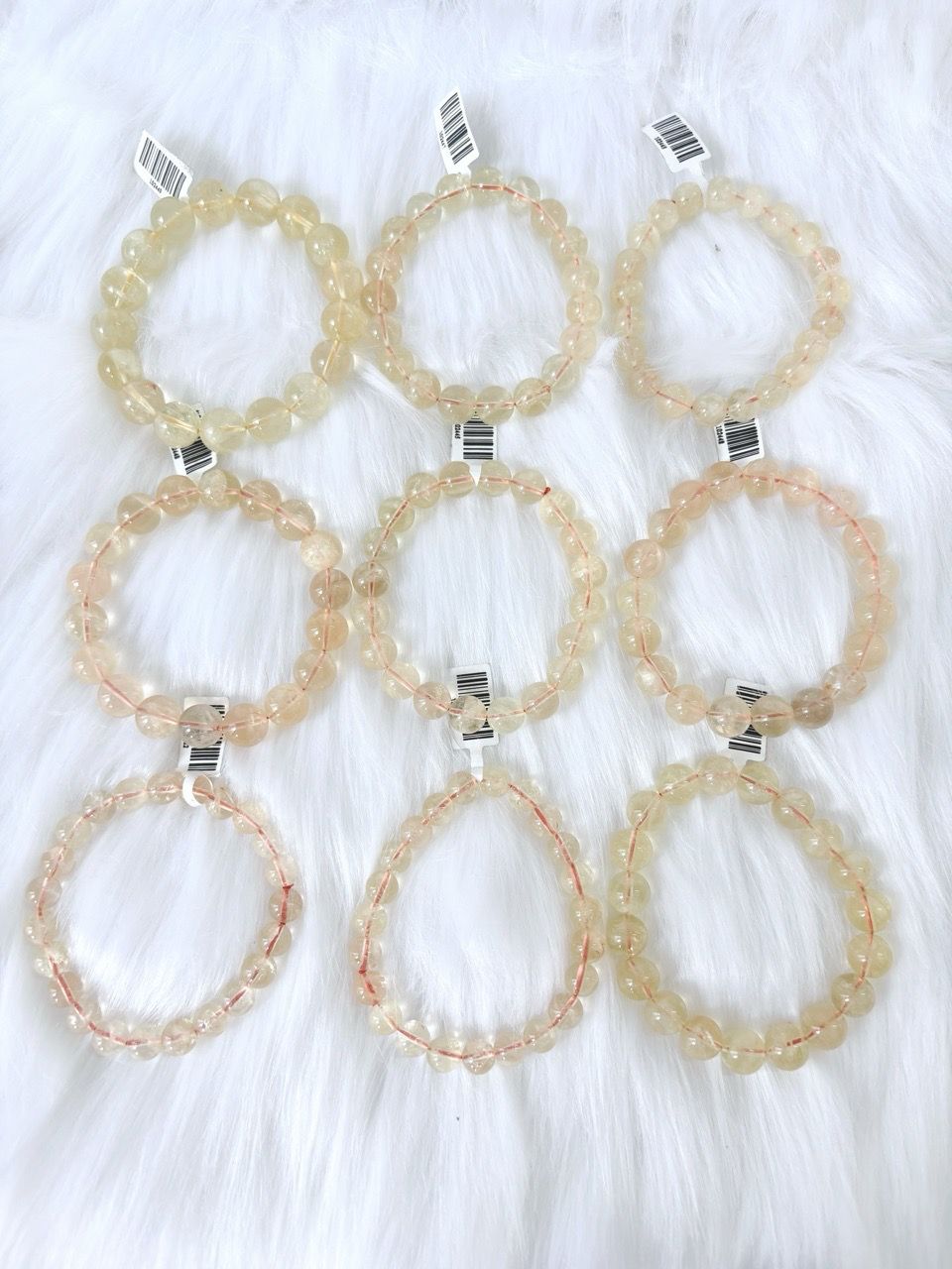  Vòng Lemon Citrine (gr) Vòng Thạch anh Vàng Chanh may mắn, sáng tạo, tích cực, vui vẻ 