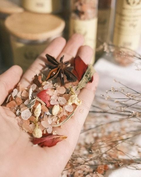  Muối Hồng Himalaya mix Thảo Mộc 