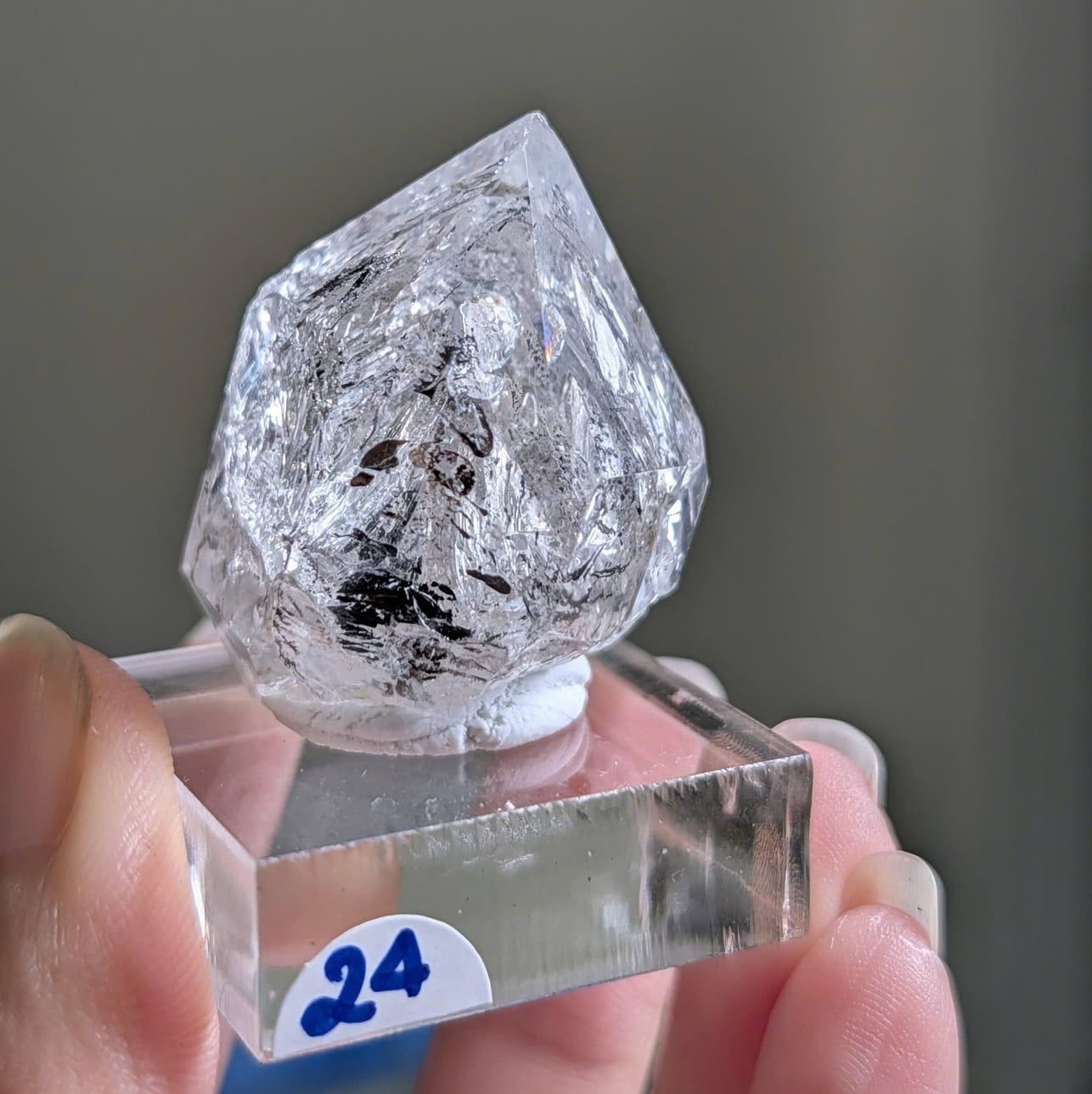  Tinh thể Carbon | Skelaton | Window Clay Quartz 