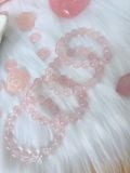  High Quality | Vòng tay Rose Quartz Thạch Anh Hồng 