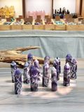  Trụ Dream Amethyst Chevron (gr) Thạch anh Tím vân 