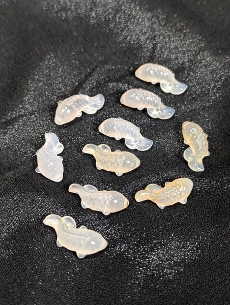  Charm Cá Chép Mã Não (Agate) 
