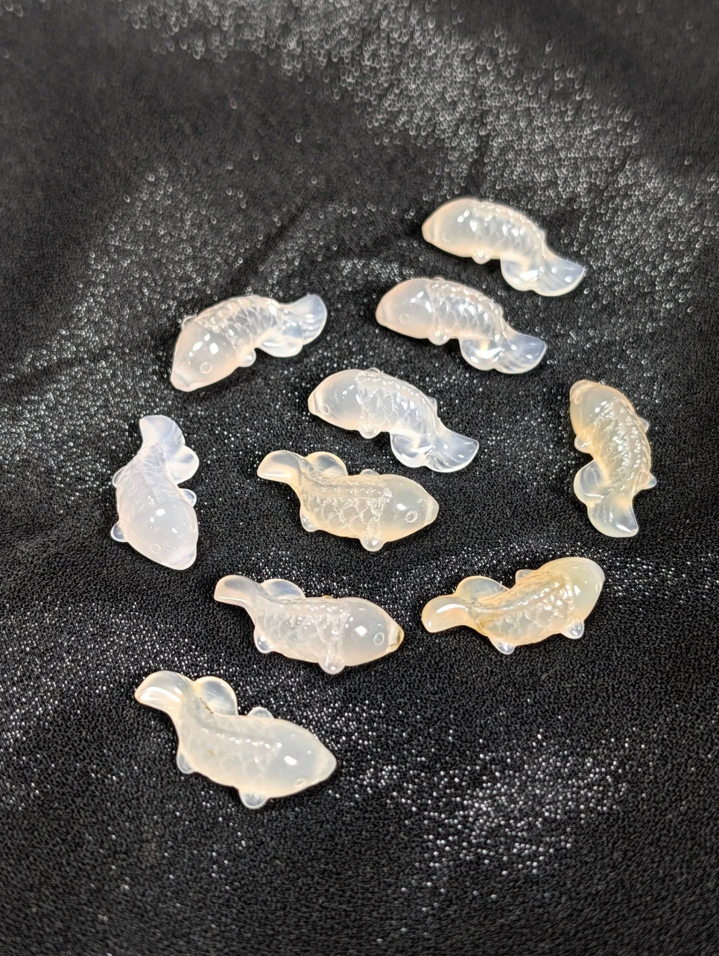  Charm Cá Chép Mã Não (Agate) 