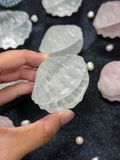  Sò đá Thạch anh Trắng / Hồng ( Clear Quartz / Rose Quartz ) 