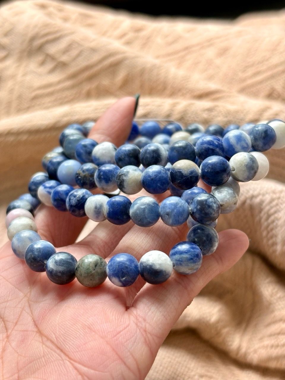  Vòng tay đá Sodalite - 8.5li 