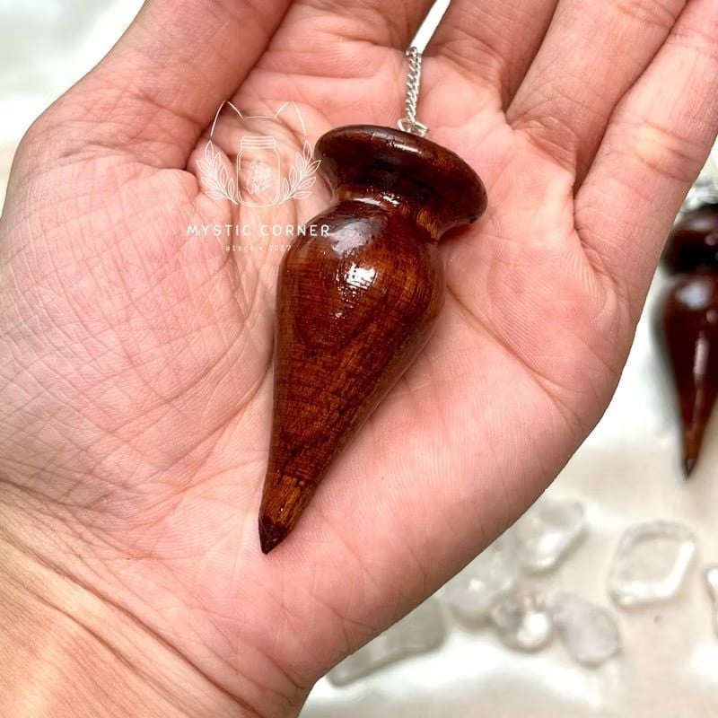  Con lắc cảm xạ bằng gỗ Rosewood Ấn Độ 