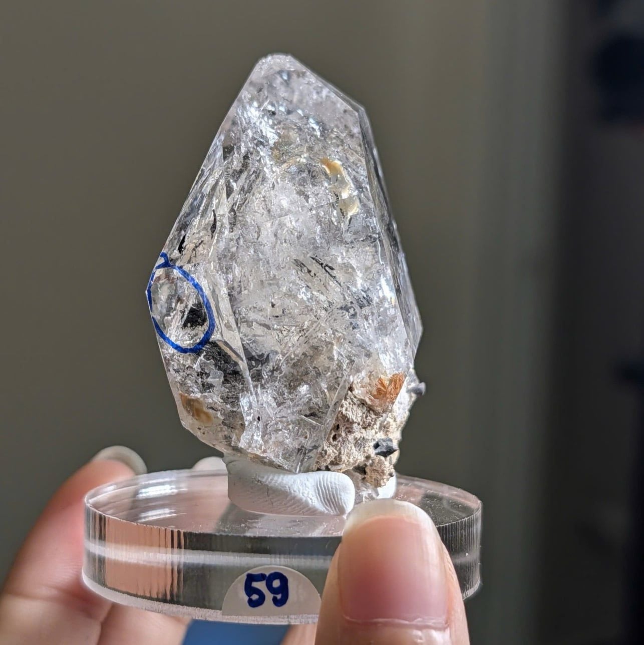 Tinh thể Carbon | Skelaton | Window Clay Quartz 