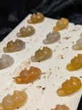  Charm Mèo Lười Mã Não (Agate) 