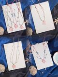  Mặt Dây Ngôi Sao Biển Thạch Anh Hồng (Rose Quartz) 