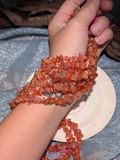  Chuỗi Vụn Sunstone High Quality - Có Lỗ Xỏ Làm Handmade Đá Mặt Trời Dài 40cm 
