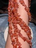  Chuỗi Vụn Sunstone High Quality - Có Lỗ Xỏ Làm Handmade Đá Mặt Trời Dài 40cm 