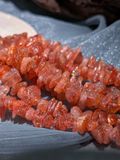  Chuỗi Vụn Sunstone High Quality - Có Lỗ Xỏ Làm Handmade Đá Mặt Trời Dài 40cm 