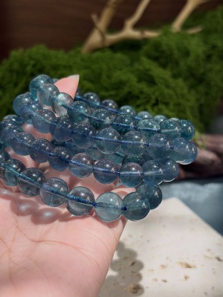  Vòng tay đá Blue Fluorite ( Fluorite Xanh Dương ) 