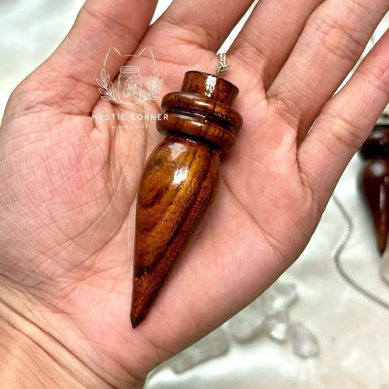  Con lắc cảm xạ bằng gỗ Rosewood Ấn Độ 