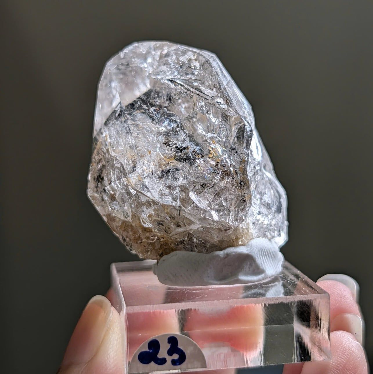  Tinh thể Carbon | Skelaton | Window Clay Quartz 