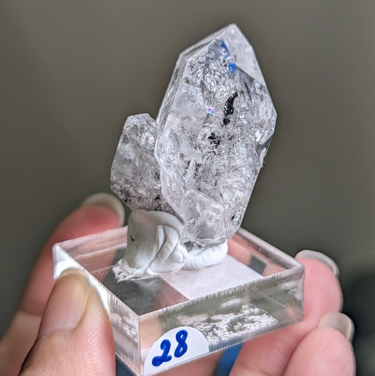  Tinh thể Carbon | Skelaton | Window Clay Quartz 