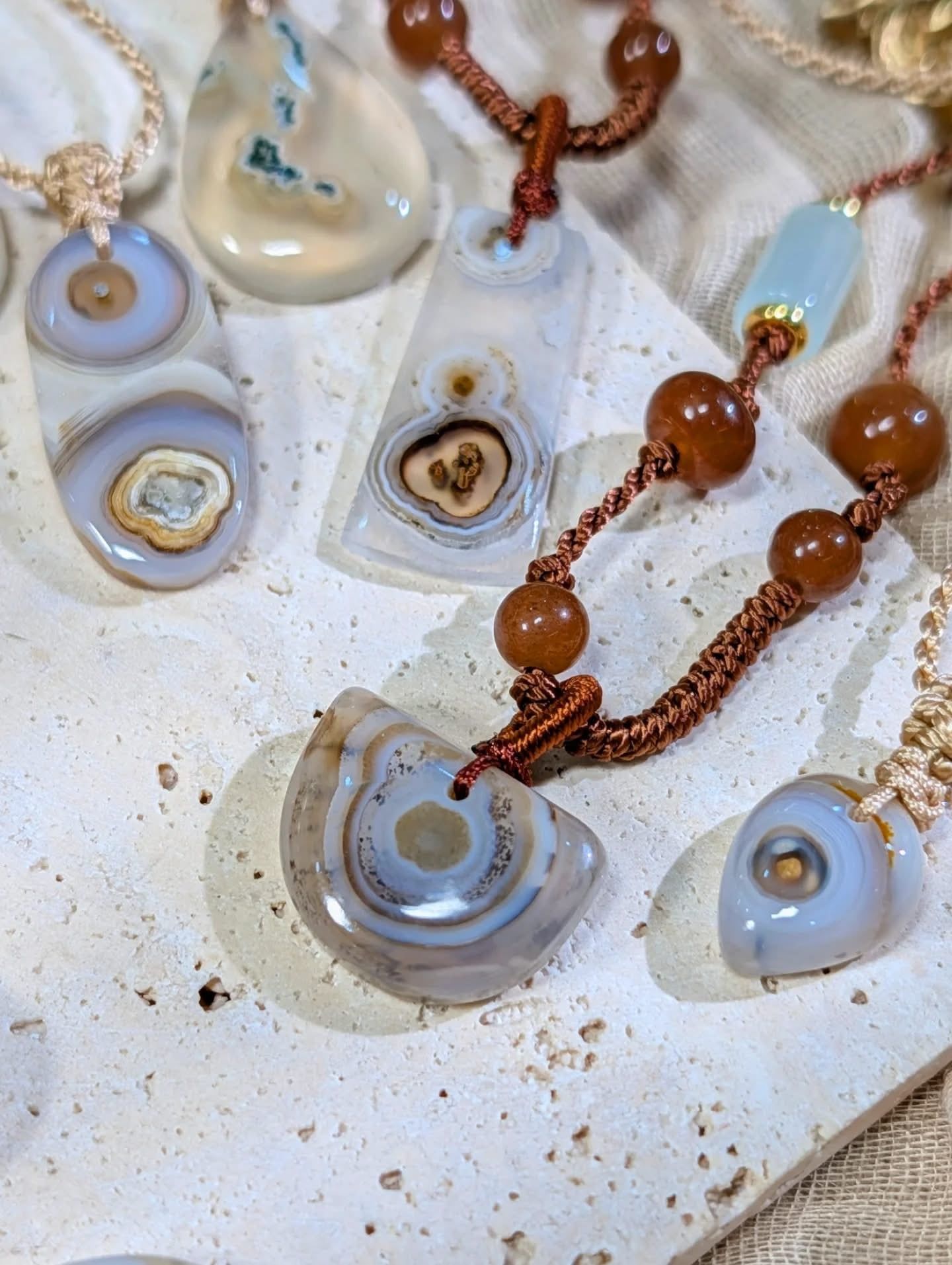  Dây chuyền Orbicular Montana Agate 