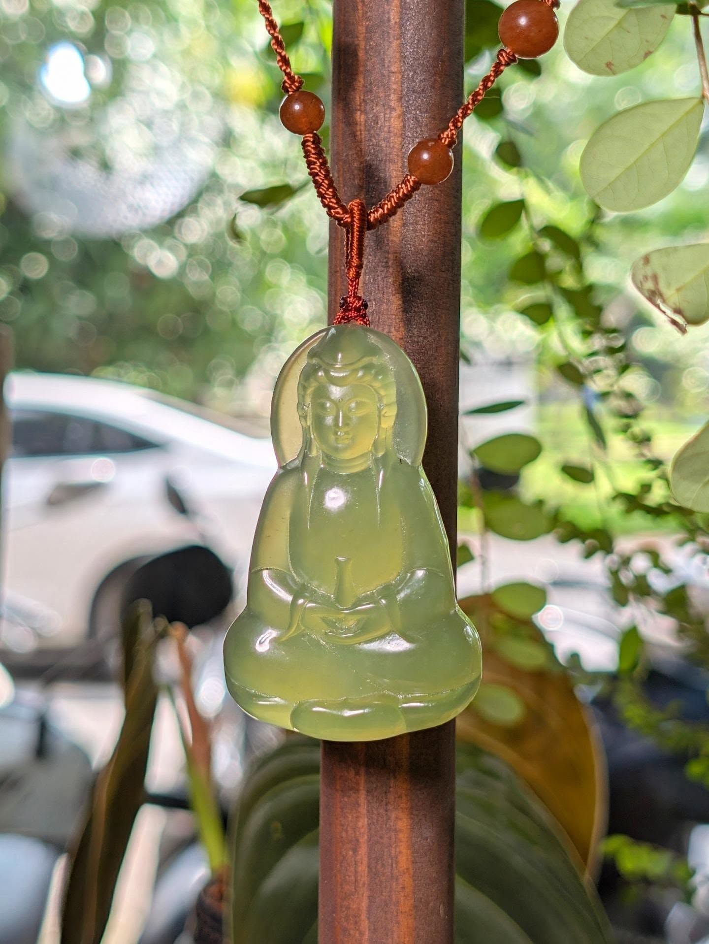  Dây chuyền Quan Âm Bồ Tát Ngọc Tụ Nham 