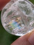  Viên ~2cm | Cầu Rainbow Clear Quartz Thạch Anh Trắng Cầu Vồng 