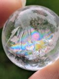  Viên ~2cm | Cầu Rainbow Clear Quartz Thạch Anh Trắng Cầu Vồng 