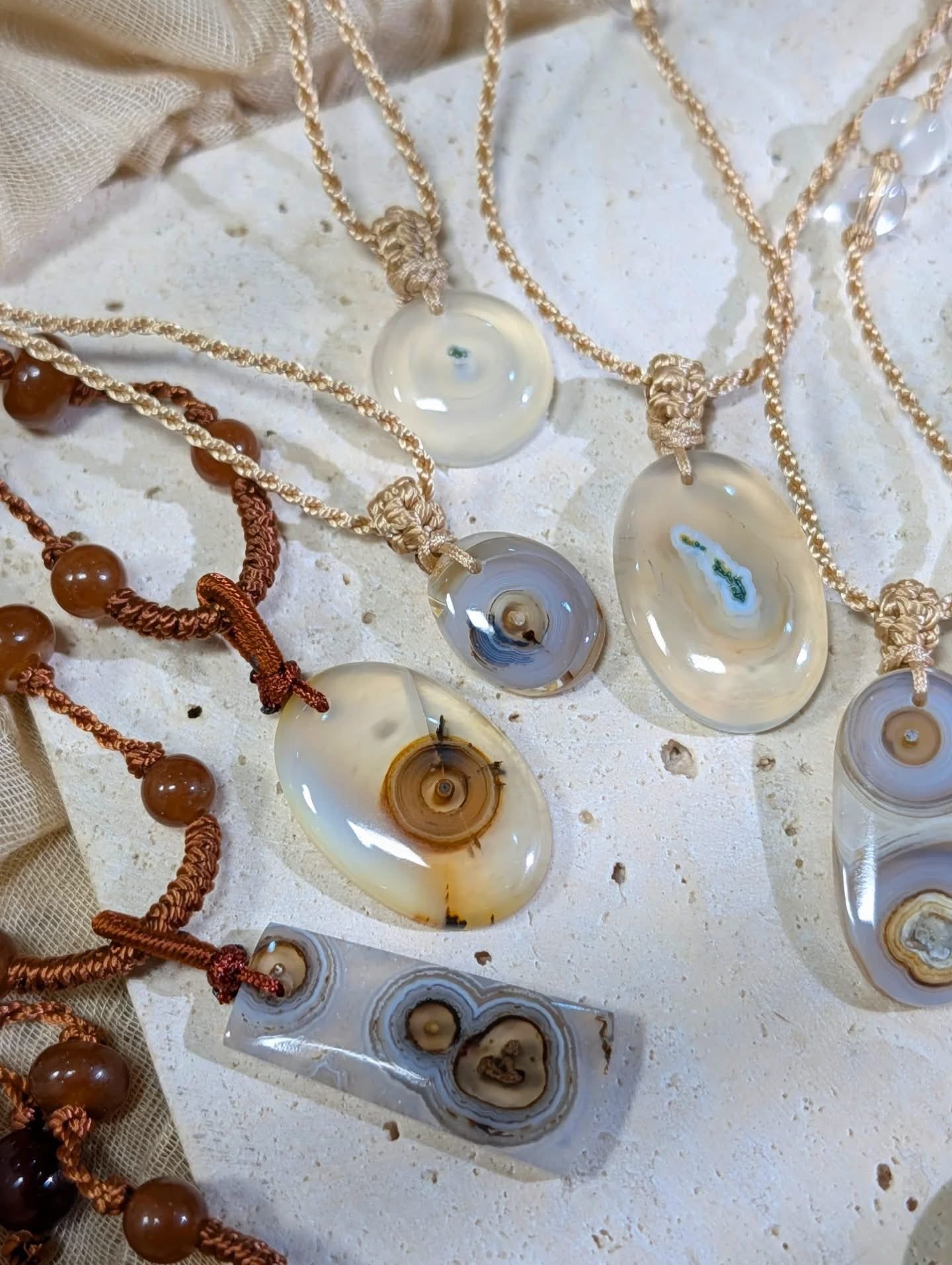 Dây chuyền Orbicular Montana Agate 