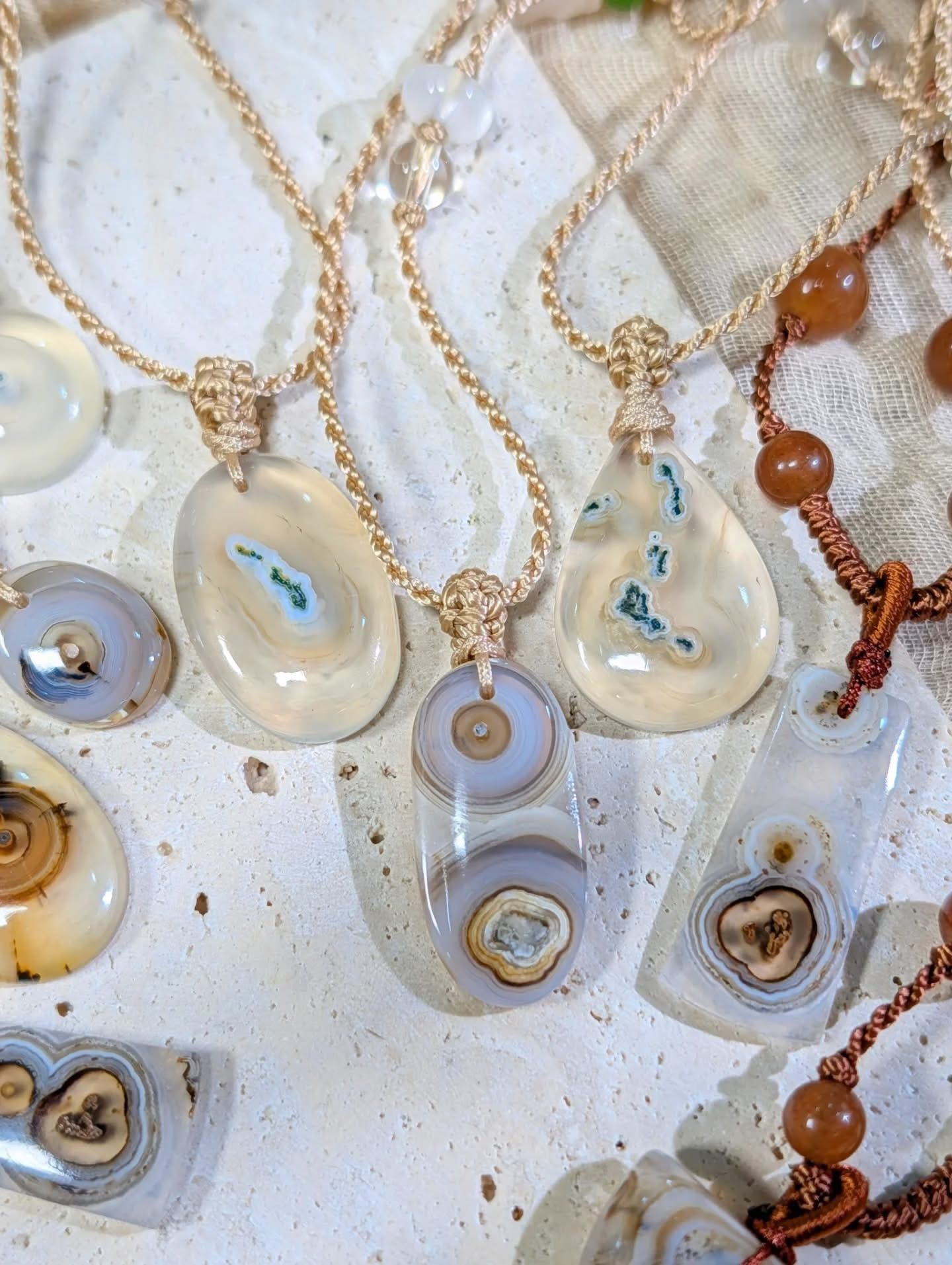  Dây chuyền Orbicular Montana Agate 