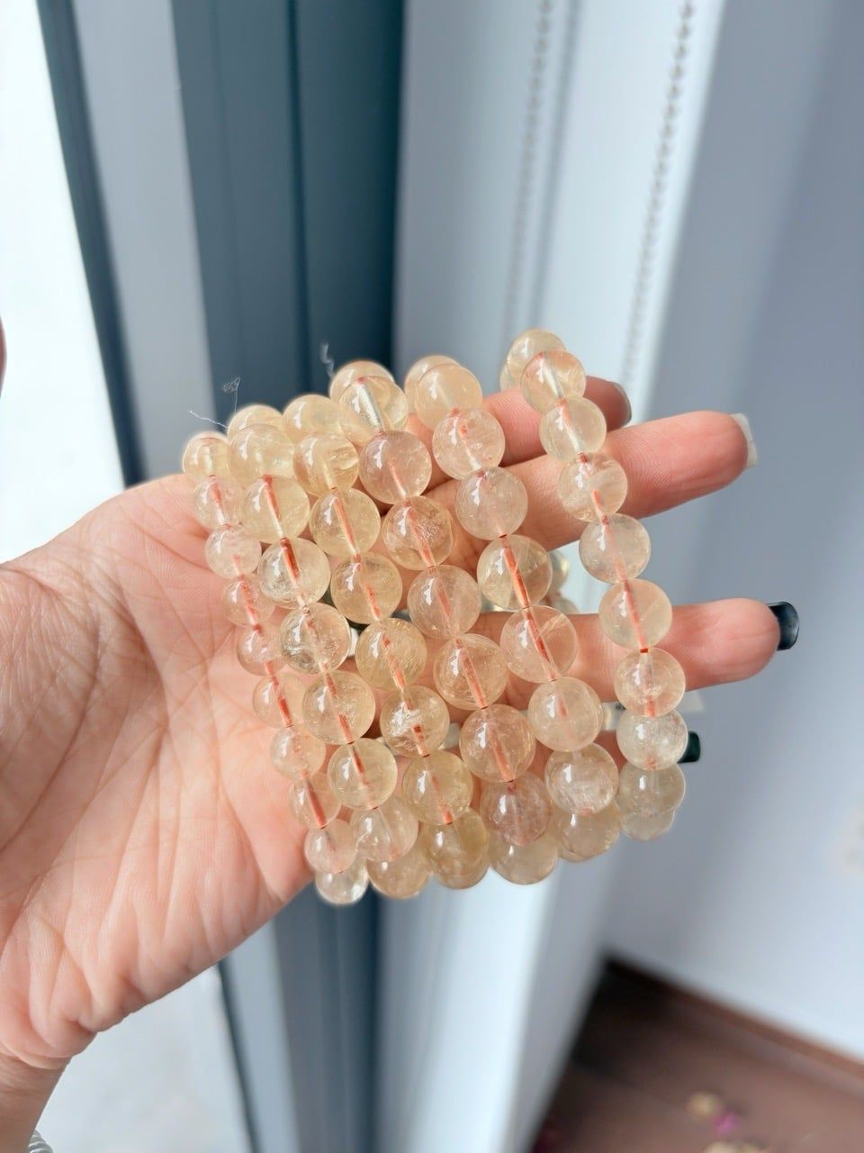  Vòng Lemon Citrine (gr) Vòng Thạch anh Vàng Chanh may mắn, sáng tạo, tích cực, vui vẻ 