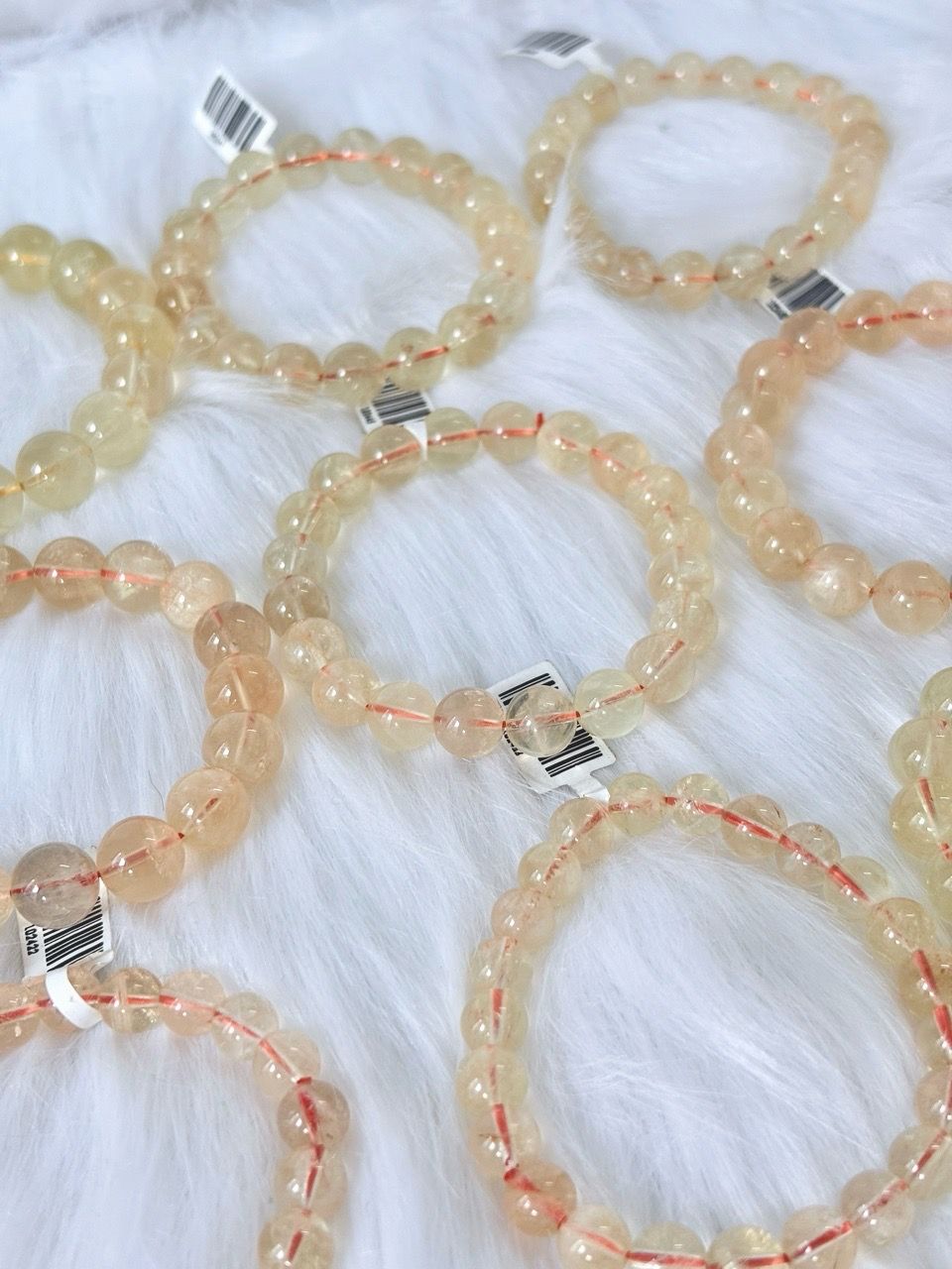  Vòng Lemon Citrine (gr) Vòng Thạch anh Vàng Chanh may mắn, sáng tạo, tích cực, vui vẻ 