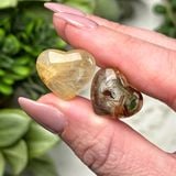  Rutilated Quartz Heart (gr) Trái Tim Thạch Anh Tóc 