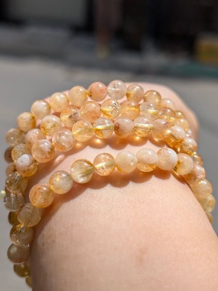  Chuỗi / Vòng Citrine - Vòng Thạch Anh Vàng 