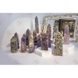  [High Quality] Trụ Mã Não Nho Grape Agate hỗ trợ phát triển trực giác, đá thanh tẩy, đá phong thuỷ, reiki, thiền định 