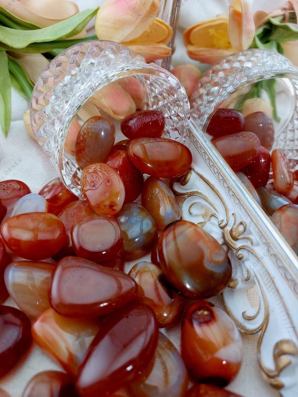  Tumbled Carnelian mã não đỏ 