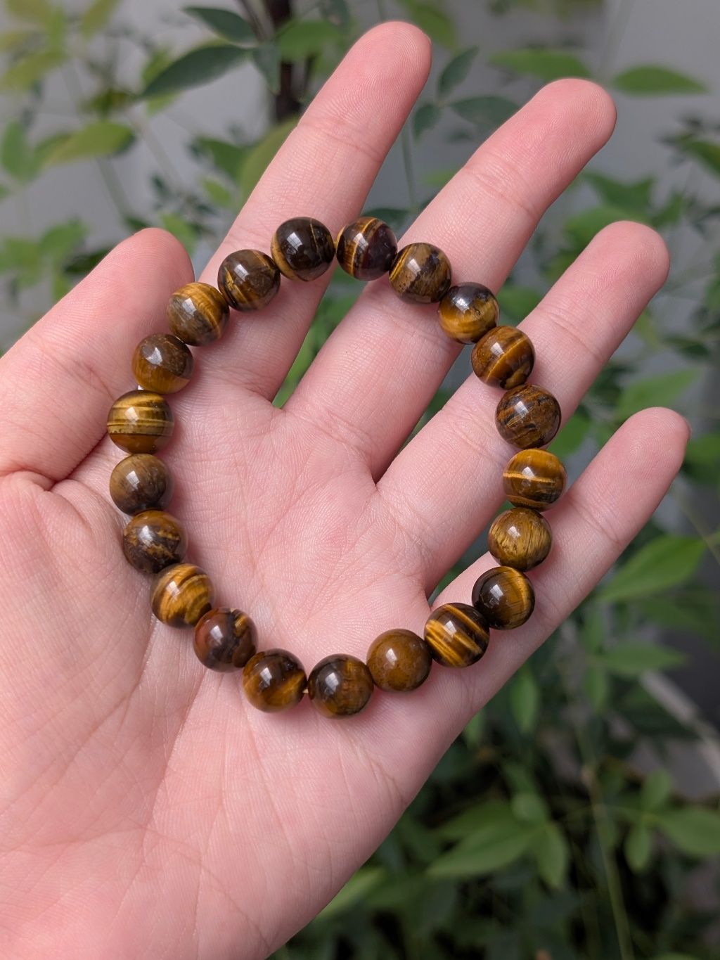  Vòng đá Mắt Hổ Vàng 10Li Tiger Eyes 