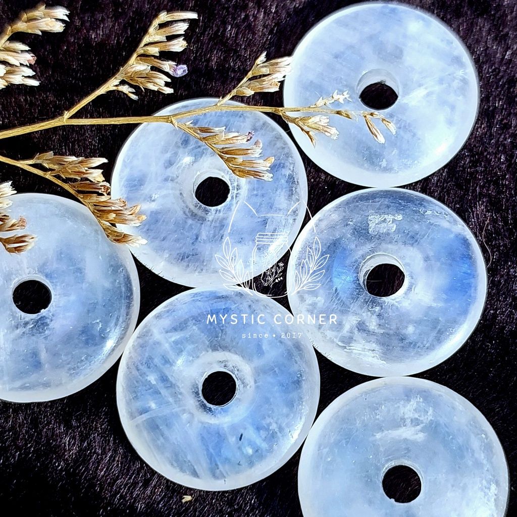  Đồng điếu Moonstone đá Mặt Trăng 