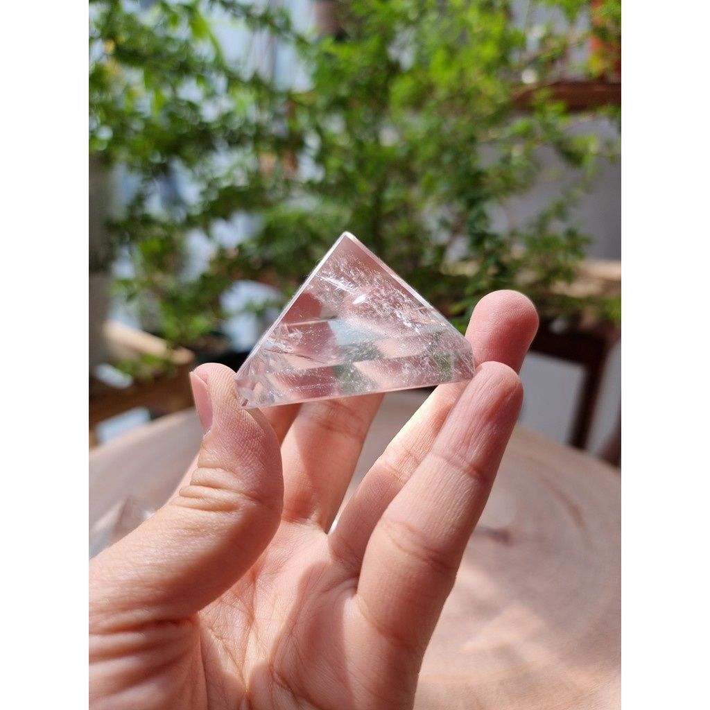 Kim tự tháp Thạch Anh Trắng (Clear Quartz) 