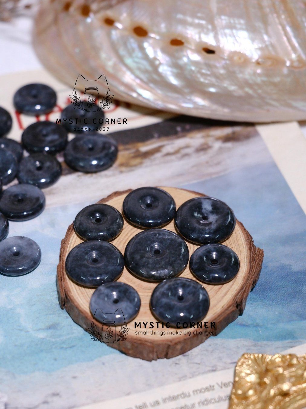  Đồng Điếu Ngọc Gà Đen Type A 