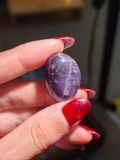  Viên đá thạch anh Tím (TUMBLED Amethyst) làm Grid, đá thanh tẩy Tarot, Reiki, thiền định, phong thủy 