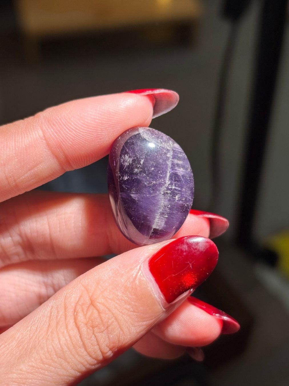  Viên đá thạch anh Tím (TUMBLED Amethyst) làm Grid, đá thanh tẩy Tarot, Reiki, thiền định, phong thủy 