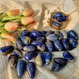  Viên đá thanh tẩy Lapis Lazuli (ngọc lưu ly) loại đẹp dùng trong Tarot, Reiki, thiền định, phong thủy 
